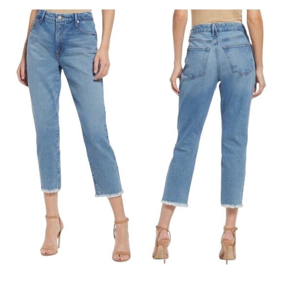 Good American Good Girlfriend Jeans Size 4/27 | Mid-Rise Medium Wash Denim - Picture 11 of 11